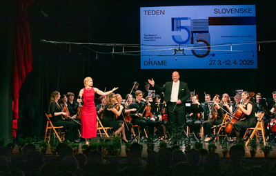 Utrinki s sklepne slovesnosti 55. Tedna slovenske drame <em>Foto: Sandi Fišer/Mediaspeed za PGK</em>