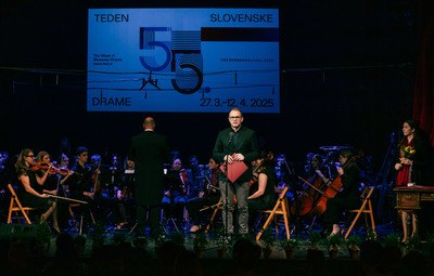 Utrinki s sklepne slovesnosti 55. Tedna slovenske drame <em>Foto: Sandi Fišer/Mediaspeed za PGK</em>