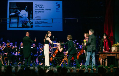 Utrinki s sklepne slovesnosti 55. Tedna slovenske drame <em>Foto: Sandi Fišer/Mediaspeed za PGK</em>