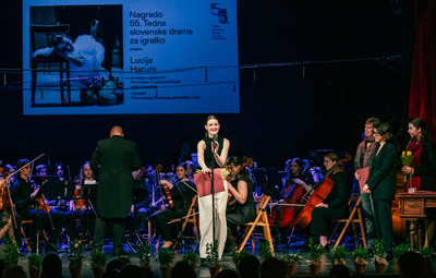 Utrinki s sklepne slovesnosti 55. Tedna slovenske drame <em>Foto: Sandi Fišer/Mediaspeed za PGK</em>