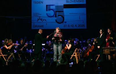 Utrinki s sklepne slovesnosti 55. Tedna slovenske drame <em>Foto: Sandi Fišer/Mediaspeed za PGK</em>