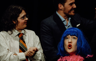 Utrinki z bralnih uprizoritev 10-minutnih besedil študentov AGRFT <em>Foto: Maša Pirc</em>