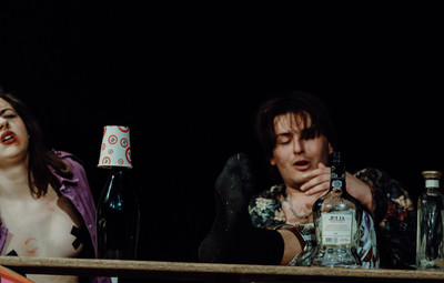 Utrinki z bralnih uprizoritev 10-minutnih besedil študentov AGRFT <em>Foto: Maša Pirc</em>