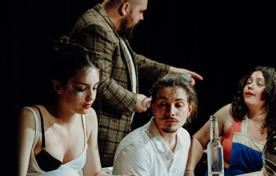 Utrinki z bralnih uprizoritev 10-minutnih besedil študentov AGRFT <em>Foto: Maša Pirc</em>