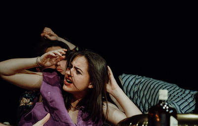 Utrinki z bralnih uprizoritev 10-minutnih besedil študentov AGRFT <em>Foto: Maša Pirc</em>