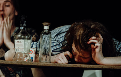 Utrinki z bralnih uprizoritev 10-minutnih besedil študentov AGRFT <em>Foto: Maša Pirc</em>