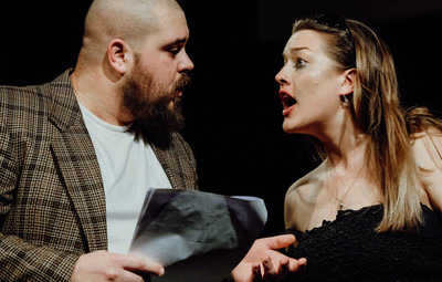 Utrinki z bralnih uprizoritev 10-minutnih besedil študentov AGRFT <em>Foto: Maša Pirc</em>