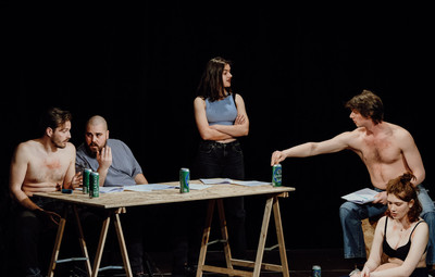 Utrinki z bralnih uprizoritev 10-minutnih besedil študentov AGRFT <em>Foto: Maša Pirc</em>