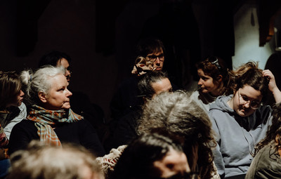 Utrinki z bralnih uprizoritev 10-minutnih besedil študentov AGRFT <em>Foto: Maša Pirc</em>