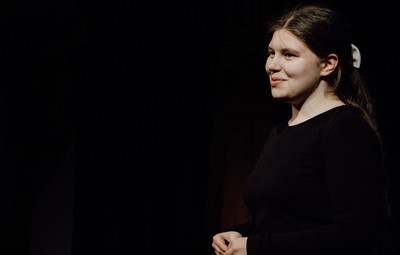 Utrinki z bralnih uprizoritev 10-minutnih besedil študentov AGRFT <em>Foto: Maša Pirc</em>