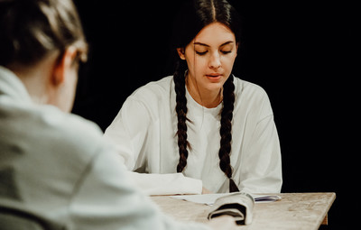 Utrinki z bralnih uprizoritev 10-minutnih besedil študentov AGRFT <em>Foto: Maša Pirc</em>