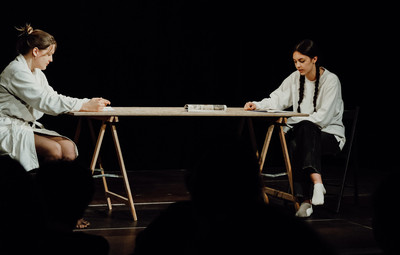 Utrinki z bralnih uprizoritev 10-minutnih besedil študentov AGRFT <em>Foto: Maša Pirc</em>