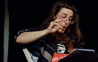 Utrinki z bralnih uprizoritev 10-minutnih besedil študentov AGRFT <em>Foto: Maša Pirc</em>