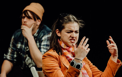 Utrinki z bralnih uprizoritev 10-minutnih besedil študentov AGRFT <em>Foto: Maša Pirc</em>