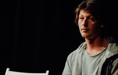 Utrinki z bralnih uprizoritev 10-minutnih besedil študentov AGRFT <em>Foto: Maša Pirc</em>