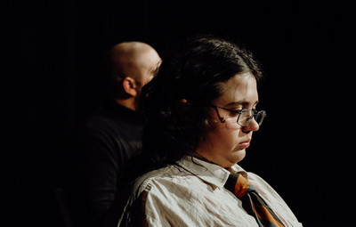 Utrinki z bralnih uprizoritev 10-minutnih besedil študentov AGRFT <em>Foto: Maša Pirc</em>