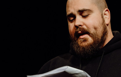 Utrinki z bralnih uprizoritev 10-minutnih besedil študentov AGRFT <em>Foto: Maša Pirc</em>