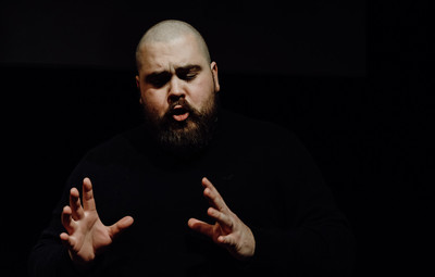 Utrinki z bralnih uprizoritev 10-minutnih besedil študentov AGRFT <em>Foto: Maša Pirc</em>