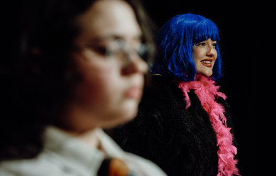 Utrinki z bralnih uprizoritev 10-minutnih besedil študentov AGRFT <em>Foto: Maša Pirc</em>