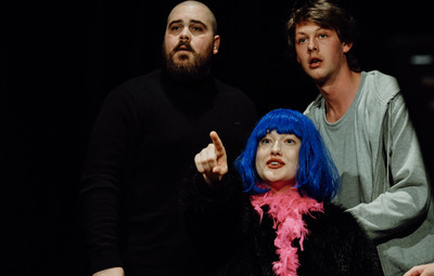 Utrinki z bralnih uprizoritev 10-minutnih besedil študentov AGRFT <em>Foto: Maša Pirc</em>