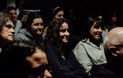 Utrinki z bralnih uprizoritev 10-minutnih besedil študentov AGRFT <em>Foto: Maša Pirc</em>