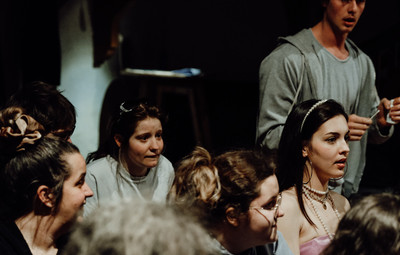 Utrinki z bralnih uprizoritev 10-minutnih besedil študentov AGRFT <em>Foto: Maša Pirc</em>