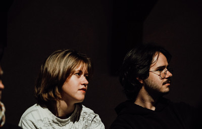 Utrinki z bralnih uprizoritev 10-minutnih besedil študentov AGRFT <em>Foto: Maša Pirc</em>