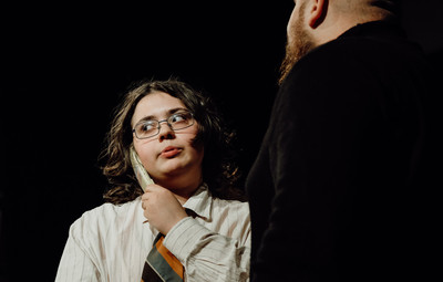 Utrinki z bralnih uprizoritev 10-minutnih besedil študentov AGRFT <em>Foto: Maša Pirc</em>