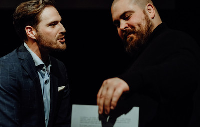 Utrinki z bralnih uprizoritev 10-minutnih besedil študentov AGRFT <em>Foto: Maša Pirc</em>