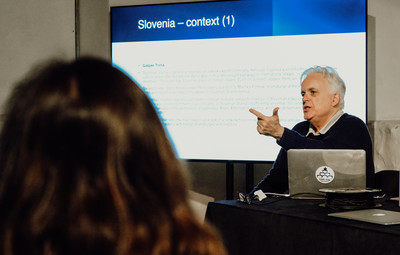 Utrinki s predstavitve raziskave Dramatika manjših evropskih jezikov v mednarodnem prostoru: zgodbe o uspehu <em>Foto: Maša Pirc</em>