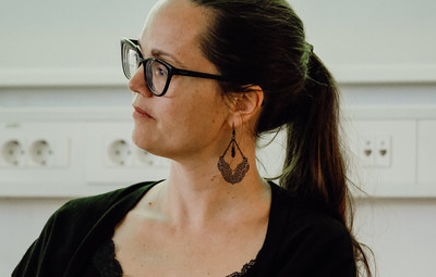 Utrinki s pogovora Hiša za goste: Trajnostno gledališče – izziv našega časa <em>Foto: Maša Pirc</em>