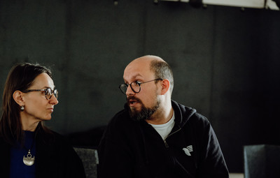 Utrinki s pogovora Hiša za goste: Trajnostno gledališče – izziv našega časa <em>Foto: Maša Pirc</em>