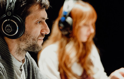 Utrinki z intermedijske raziskave Od koncepta do uprizoritvenega besedila <em>Foto: Maša Pirc</em>