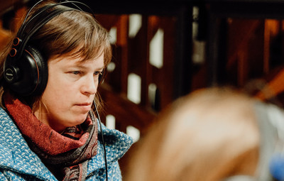 Utrinki z intermedijske raziskave Od koncepta do uprizoritvenega besedila <em>Foto: Maša Pirc</em>