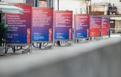 Razstava Nominirana besedila za nagrado Slavka Gruma in nagrado za mladega dramatika <em>Foto: Maša Pirc</em>