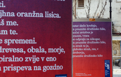 Razstava Nominirana besedila za nagrado Slavka Gruma in nagrado za mladega dramatika <em>Foto: Maša Pirc</em>